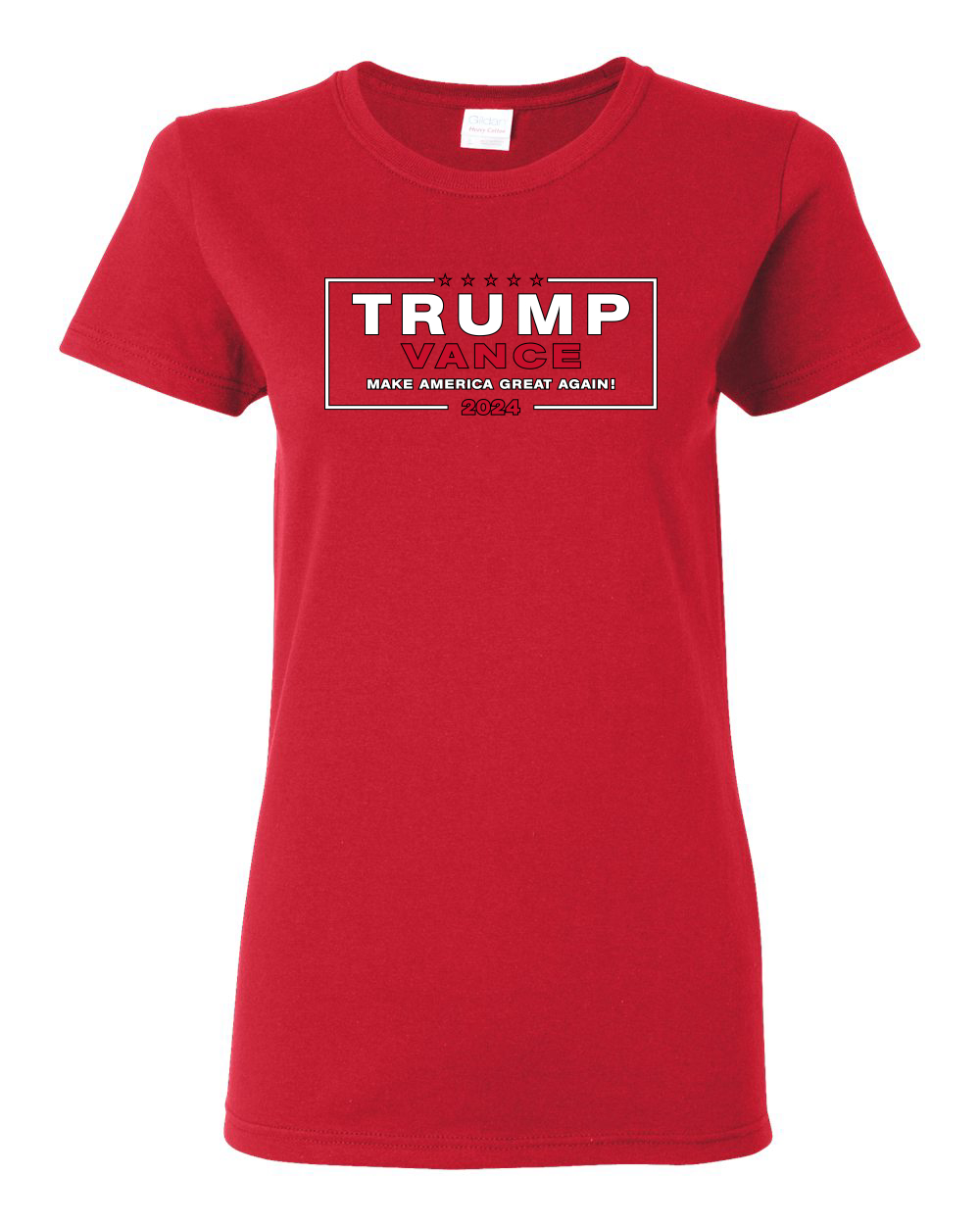 Donald Trump JD Vance 2024 USA Election Womens Graphic T-Shirt - Picture 6 of 6