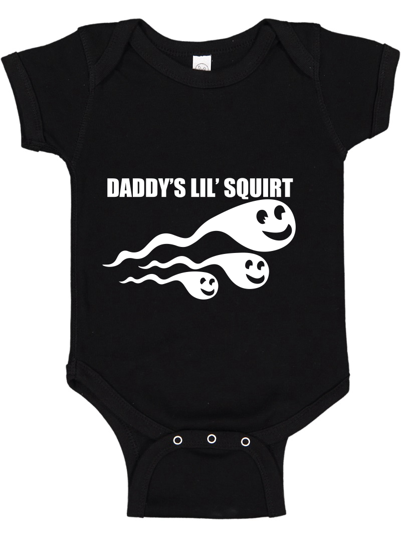 Daddy's Little Squirt Light Pink Soft Baby One Piece 